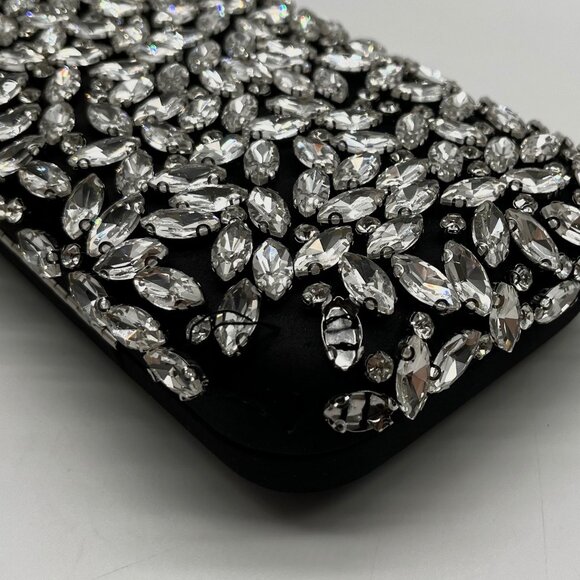 I.N.C. International Concepts Black East West Embellished Minaudiere Convertible
